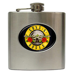 Liquor Hip Flask : Guns N' Roses