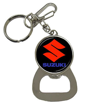 Bottle Opener Keychain : Suzuki