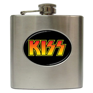 Liquor Hip Flask : Kiss