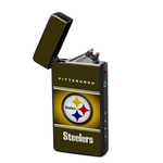 Lighter : Pittsburgh Steelers (front, open lid)