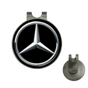 Golf Hat Clip with Ball Marker : Mercedes-Benz (3-pointed star)