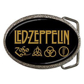 Belt Buckle : Led Zeppelin Symbols