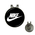 Golf Hat Clip with Ball Marker : Nike (black-white)