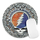 Mousepad (Round) : Grateful Dead - Aztec - Steal Your Face